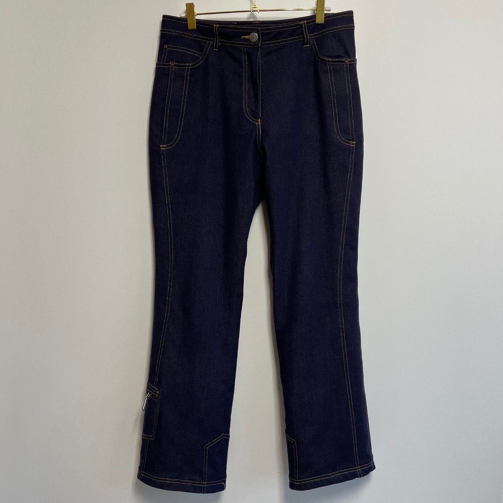 Metropolis by Couloir Women's Denim Ski Pants Snowboard Size 10 Gorpcore Vintage